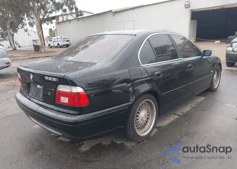 2001 BMW 525Ia z USA, uszkodzony, nr VIN WBADT43491GX20062